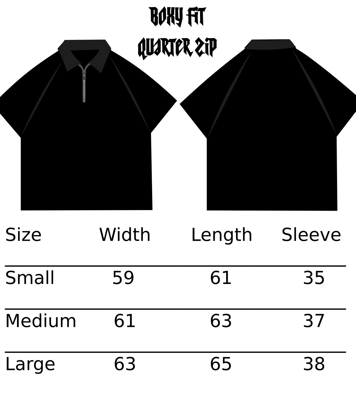 RSTLS CULT Deviants Quarter zip boxy Tee